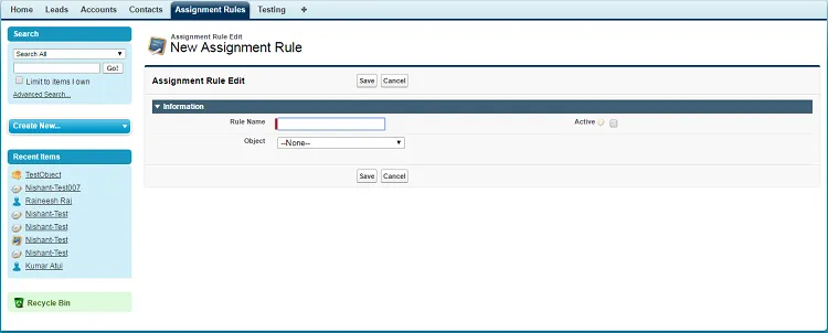 Custom Assignment Rule — screenshot from the Salesforce AppExchange listing