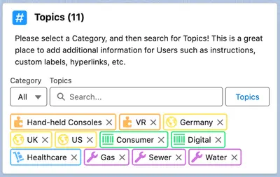 Custom Topics and Tags Pro — Salesforce plugin