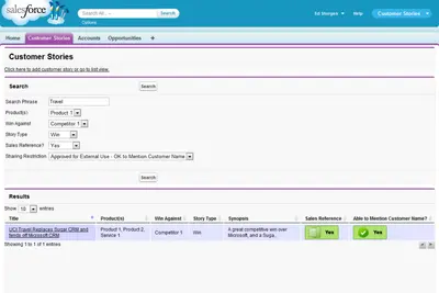 Customer Stories — Salesforce plugin