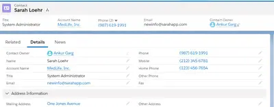 CV Easy Lead & Contact Data Management — Salesforce plugin