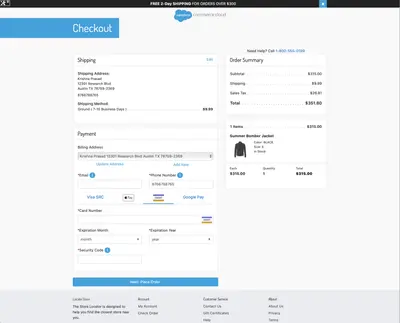 Cybersource REST Cartridge for B2C Commerce — Salesforce plugin