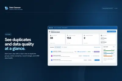 Data Cleanser — Salesforce-Native Deduplication & Mass Merge — Salesforce plugin