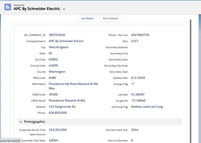 Datarista B2B — Salesforce plugin