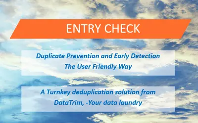 DataTrim Entry Check — Salesforce plugin