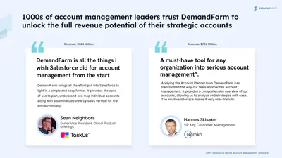 DemandFarm Key Account Management & Planning App for Salesforce (Enterprise) — Salesforce plugin