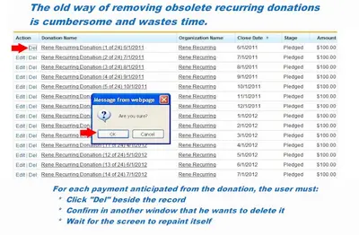 Enhanced Recurring Donations Maintenance — Salesforce plugin