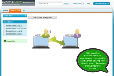ExpressViewer for Salesforce — Salesforce plugin