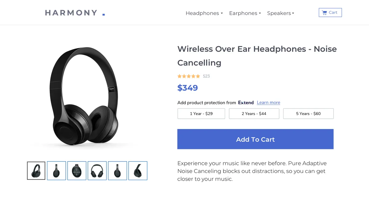 Extend Product Protection Cartridge for B2C Commerce — screenshot from the Salesforce AppExchange listing