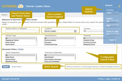 EZ Locator — Salesforce plugin