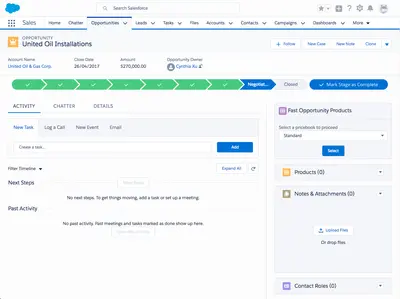 Fast Opportunity Products — Salesforce plugin