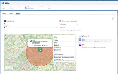 Find Nearby by ilume — Salesforce plugin