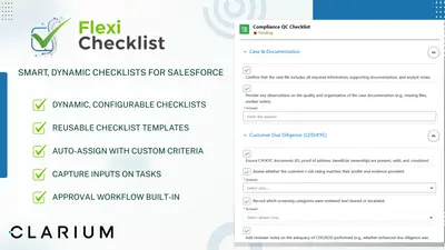 Flexi Checklist | Smart, Configurable Checklists for Salesforce — Salesforce plugin