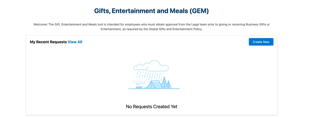 Gifts Entertainment & Meals — screenshot from the Salesforce AppExchange listing