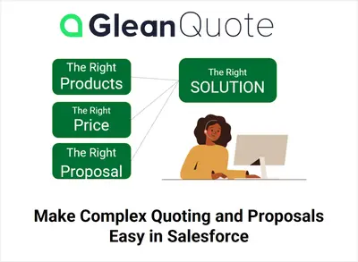 GleanQuote CPQ for Complex Products and Services — Salesforce plugin