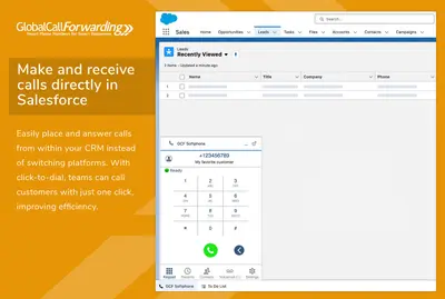 Global Call Forwarding Softphone | Salesforce CTI for Sales & Support — Salesforce plugin