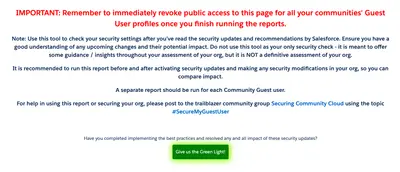 Guest User Access Report (Deprecated) — Salesforce plugin