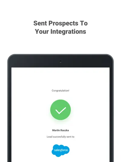 iCapture - #1 Mobile Lead Capture Solution — Salesforce plugin