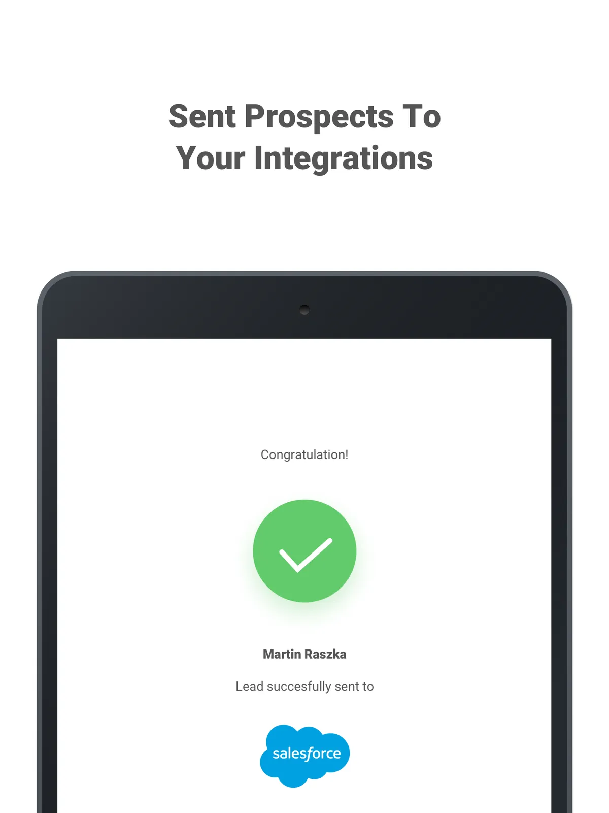 iCapture - #1 Mobile Lead Capture Solution — screenshot from the Salesforce AppExchange listing