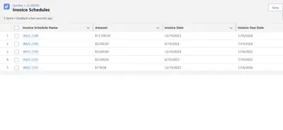 Invoice Plan Visualizer — Salesforce plugin