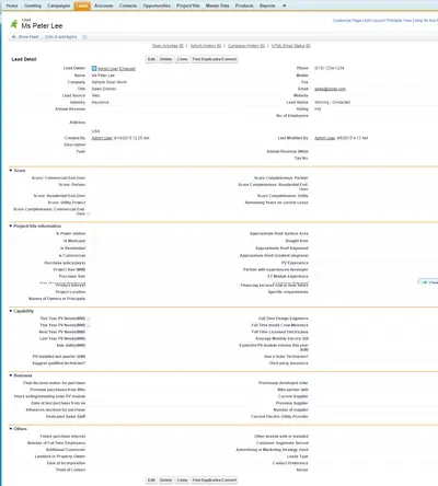 iSolar — Salesforce plugin