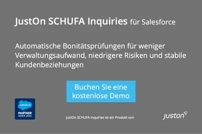 JustOn SCHUFA Inquiries | SCHUFA-Bonitätsauskünfte für B2B & B2C in Salesforce — Salesforce plugin