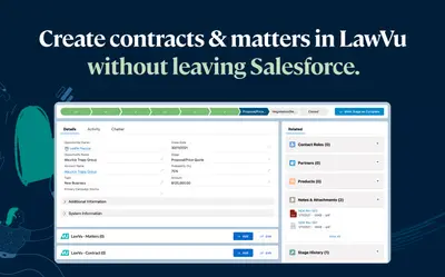 LawVu for Salesforce — Salesforce plugin
