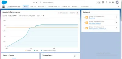 Lead Conversion Application — Salesforce plugin