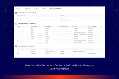 Lead Relationships by Englhard Consulting — Salesforce plugin