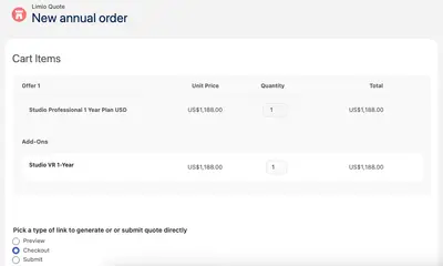 Limio Omnichannel CPQ — Salesforce plugin