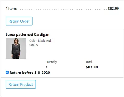 Litmus7 Order Returns Cartridge for B2C Commerce — Salesforce plugin