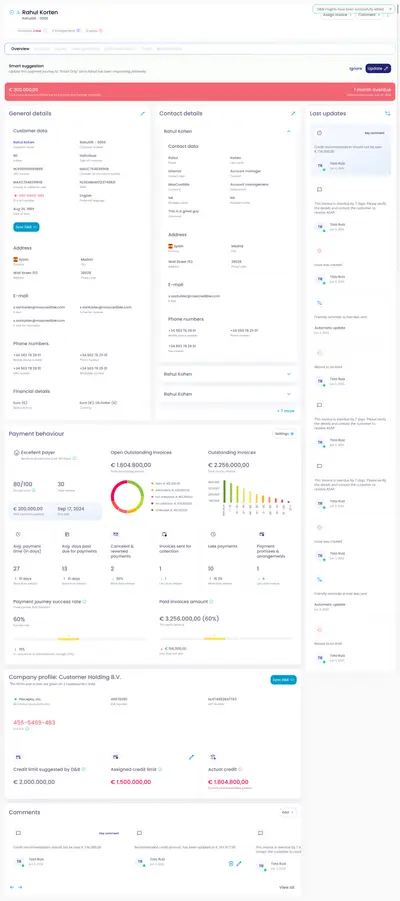 MaxCredible Customer Credit Management App — Salesforce plugin