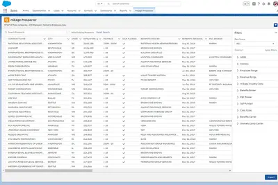 miEdge Prospector — Salesforce plugin