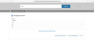 Mortgage Calculator with Lead Generation Flow — Salesforce plugin