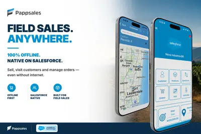 Native Offline app for field reps, e-Catalog , Sales Order Entry and Visit — Salesforce plugin