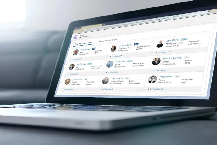 Navatar M&A — screenshot from the Salesforce AppExchange listing