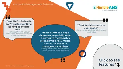 Nimble AMS Membership Management Software — Salesforce plugin