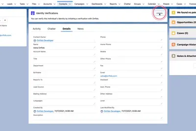 Onfido IDV | The Real Identity Platform (KYC / AML / Identity Verification) — Salesforce plugin
