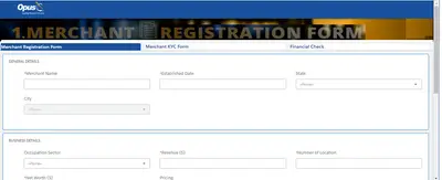 Opus Merchant On-boarding — Salesforce plugin