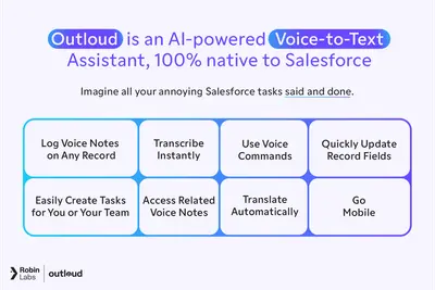 Outloud: AI Voice-to-Text agent, 100% natively built for Salesforce. — Salesforce plugin