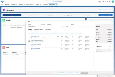 Pavilion ERP & Point-of-Sale — Salesforce plugin
