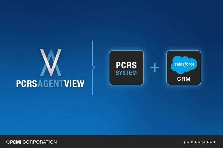 PCRS AgentView — screenshot from the Salesforce AppExchange listing