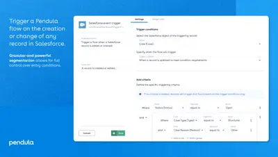 Pendula Customer Engagement & Workflow Automation Platform — Salesforce plugin