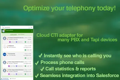 PhoneMondo - cloud CTI callerID notifications plus reports and statistics — Salesforce plugin