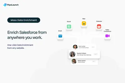 PipeLaunch: All‑in‑One People and Company Data Insights for Sales & Recruiting — Salesforce plugin