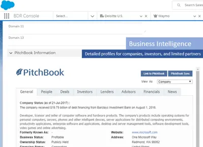 PitchBook Plugin for Salesforce — Salesforce plugin