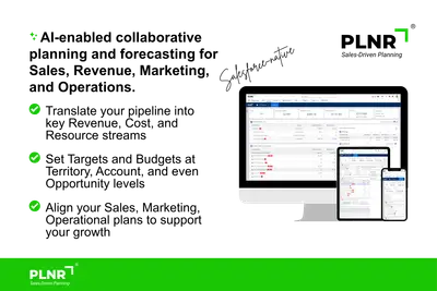 PLNR — Sales-Driven Planning | Sales and revenue planning, right inside your CRM — Salesforce plugin
