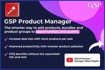 Product Manager by GSP — Salesforce plugin
