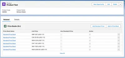 Product Pricing Currency Updater — Salesforce plugin