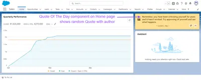 Quote of the Day (Motivational quotes) — Salesforce plugin