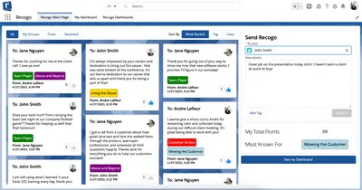 Recognition Cloud: Increase Employee Retention and Morale — Salesforce plugin